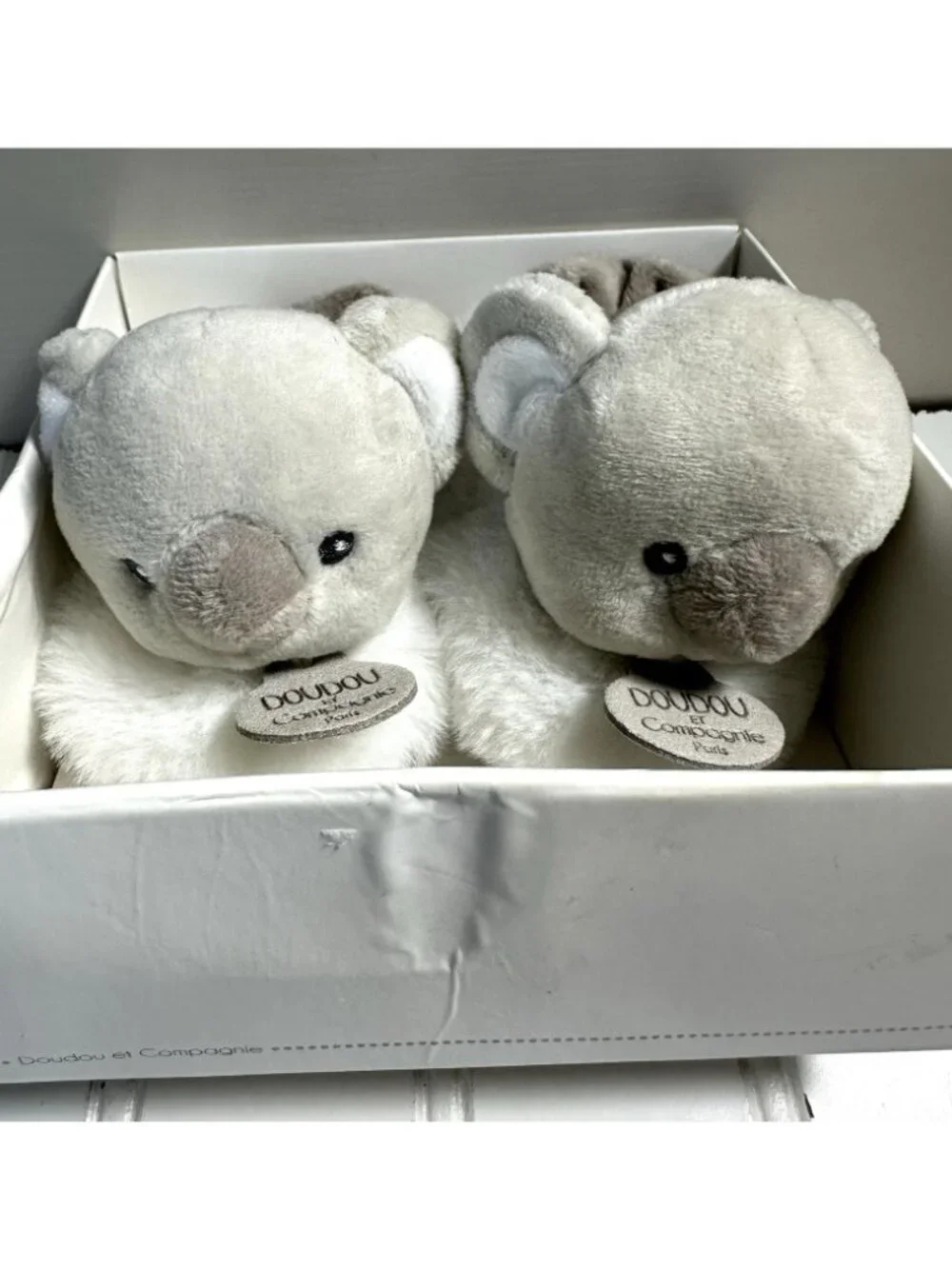 DouDou et Compagnie Booties 0-6 Months Slippers Yoka the Koala Baby NWT,